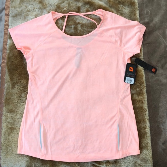 Ladies active workout/running short sleeve shirt - Picture 4 of 6